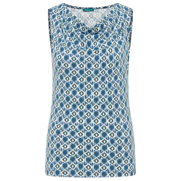 Tranquillo - Women's Top mit Wasserfallausschnitt - Top Gr S grau von Tranquillo