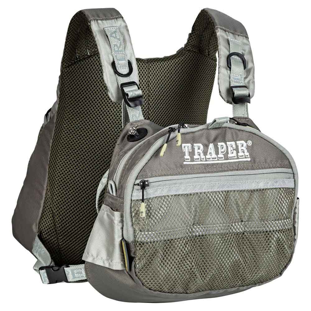 Traper Fly Active Chest Pack Vest Grau Mann Traper Fly Active Chest Pack Vest Grau Mann von Traper Fly