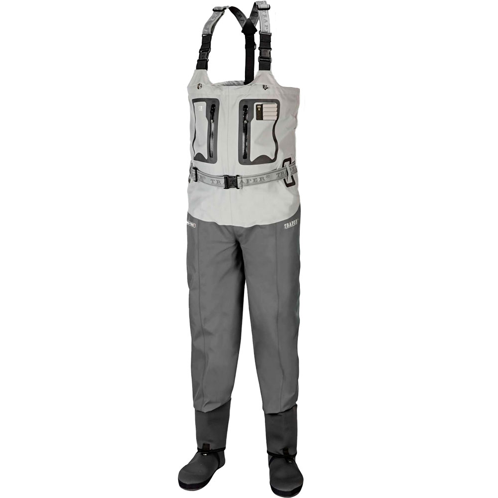 Traper Fly Jukon Breathable Wader Grau M Mann Traper Fly Jukon Breathable Wader Grau M Mann von Traper Fly