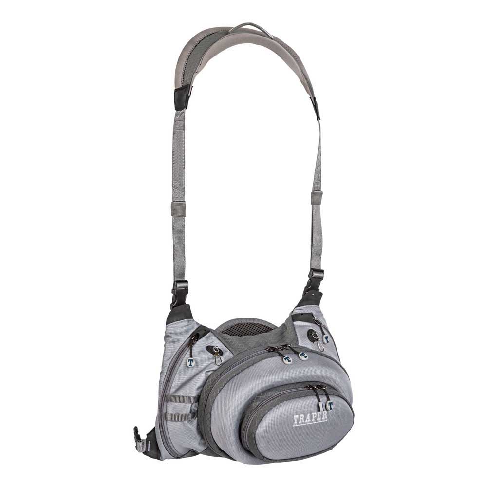 Traper Fly Voyager Chest Pack Waist Pack Silber von Traper Fly