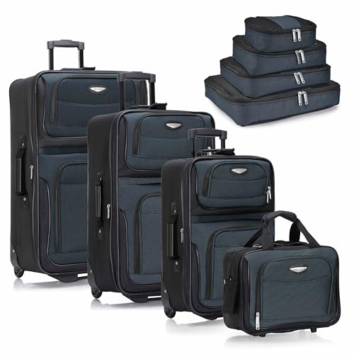 Travel Select Amsterdam Erweiterbares Rollgepäck, Marineblau, 4-Piece Set, 2-TLG Travel Select Amsterdam Erweiterbares Rollgepäck, Marineblau, 4-Piece Set, 2-TLG von Travel Select