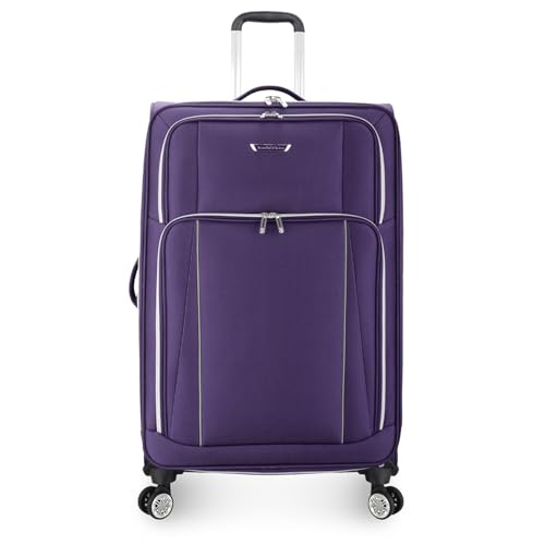 Traveler's Choice Lares Softside erweiterbares Gepäck mit Spinner-Rädern, violett, 2 Piece Luggage Set, Lares Softside Erweiterbares Gepäck mit Spinnrollen Traveler's Choice Lares Softside erweiterbares Gepäck mit Spinner-Rädern, violett, 2 Piece Luggage Set, Lares Softside Erweiterbares Gepäck mit Spinnrollen von Traveler's Choice