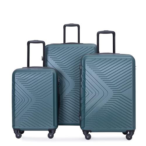 Travelhouse Trolleyset Bali, 4 Rollen, (Komplett Set, 3 TLG., 3-er Koffer Set), Inneinader stapelbar. Standfüße mit Hängefunktion M&L von Travelhouse