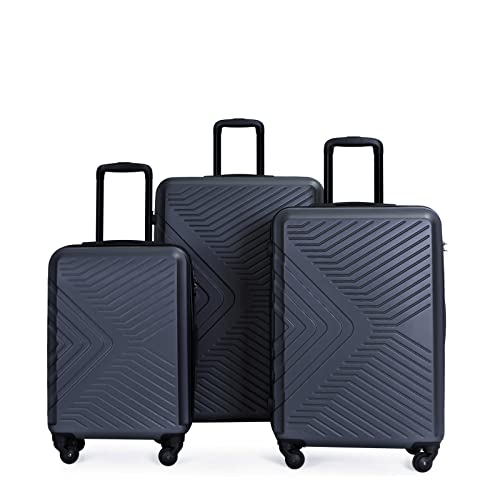 Travelhouse Bali Stabiler Koffer-Set 3tlg. Trolley Koffer Reisekoffer Grau ABS Hartschalen Kofferset Trolley 4 Rollen TSA Kombinationsschloss Travelhouse Bali Stabiler Koffer-Set 3tlg. Trolley Koffer Reisekoffer Grau ABS Hartschalen Kofferset Trolley 4 Rollen TSA Kombinationsschloss von Travelhouse