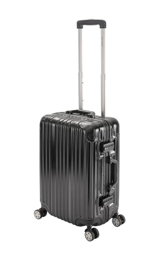 Travelhouse London Koffer Schwarz S-55cm Bordkoffer · Alu-Rahmen · Polykarbonat Hartschale · Reisegepäck Reise Trolley Handgepäckkoffer Kabinenkoffer · 2X TSA Zahlenschloss · Handgepäck 47L Travelhouse London Koffer Schwarz S-55cm Bordkoffer · Alu-Rahmen · Polykarbonat Hartschale · Reisegepäck Reise Trolley Handgepäckkoffer Kabinenkoffer · 2X TSA Zahlenschloss · Handgepäck 47L von Travelhouse