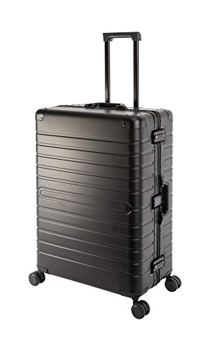 Travelhouse Oslo Alu Reisekoffer Schwarz L-75cm Hartschalenkoffer Reisetrolley Suitecase Trolley 2X TSA Zahlenschloss 4 Doppelräder 360° Rollen Markenqualität Vol. 102L Travelhouse Oslo Alu Reisekoffer Schwarz L-75cm Hartschalenkoffer Reisetrolley Suitecase Trolley 2X TSA Zahlenschloss 4 Doppelräder 360° Rollen Markenqualität Vol. 102L von Travelhouse