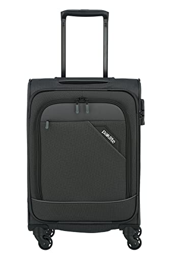 paklite Handgepäck Trolley 4 Rollen, leicht, Derby, Stilvoller Weichschalen Rollkoffer klein mit TSA Schloss + Aufsteckfunktion, 55 cm, 41 Liter paklite Handgepäck Trolley 4 Rollen, leicht, Derby, Stilvoller Weichschalen Rollkoffer klein mit TSA Schloss + Aufsteckfunktion, 55 cm, 41 Liter von paklite