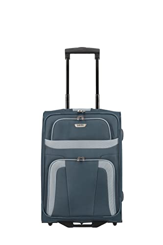 Travelite paklite 2-Rad Handgepäck Koffer erfüllt IATA Bordgepäck Maß, Gepäck Serie ORLANDO: Klassischer Weichgepäck Trolley im zeitlosen Design, 53 cm, 37 Liter von Travelite