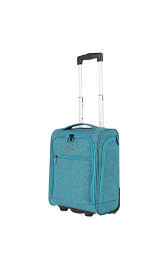 travelite 2-Rad Handgepäck Koffer mit Liquids Bag erfüllt IATA Bordgepäck Maß, Gepäck Serie CABIN Underseat: Kompakter Weichgepäck Trolley, 43 cm, 28 Liter, Leicht|Teleskopgriff von Travelite