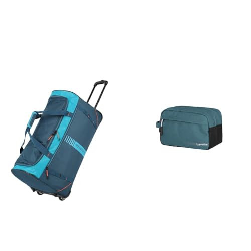 Travelite 2-Rad Trolley Größe L & Handgepäck Kosmetiktasche, Gepäck Serie Kick Off: Praktische Kulturtasche für Urlaub und Sport, 26 cm, 5 Liter Travelite 2-Rad Trolley Größe L & Handgepäck Kosmetiktasche, Gepäck Serie Kick Off: Praktische Kulturtasche für Urlaub und Sport, 26 cm, 5 Liter von Travelite