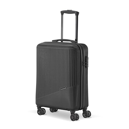 travelite 4-Rad Handgepäck Koffer klein 37 Liter, Gepäck Serie BALI: ABS Hartschalen Trolley erfüllt IATA-Bordgepäckmaß, 55 cm von Travelite