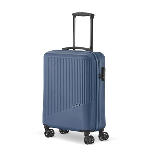 travelite 4-Rad Handgepäck Koffer klein 37 Liter, Gepäck Serie BALI: ABS Hartschalen Trolley erfüllt IATA-Bordgepäckmaß, 55 cm von Travelite