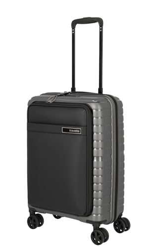 Travelite 4-Rad Handgepäck Koffer klein 42 Liter mit Vortasche, Gepäck Serie TRIENT: Hartschalen Trolley erfüllt IATA-Bordgepäckmaß, 55 cm Travelite 4-Rad Handgepäck Koffer klein 42 Liter mit Vortasche, Gepäck Serie TRIENT: Hartschalen Trolley erfüllt IATA-Bordgepäckmaß, 55 cm von Travelite