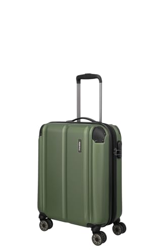 Travelite Bordtrolley Handgepäck Koffer, 4 Rollen, Dehnfalte + Aufsteckfunktion, City, Hartschalen Trolley klein mit kratzfester Oberfläche, 55 cm, 40-45 Liter Travelite Bordtrolley Handgepäck Koffer, 4 Rollen, Dehnfalte + Aufsteckfunktion, City, Hartschalen Trolley klein mit kratzfester Oberfläche, 55 cm, 40-45 Liter von Travelite