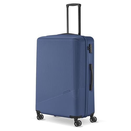 travelite 4-Rad Hartschalenkoffer groß 96 Liter, Gepäck Serie BALI: ABS Hartschalen Trolley mit TSA Kombinationsschloss, 77 cm von Travelite