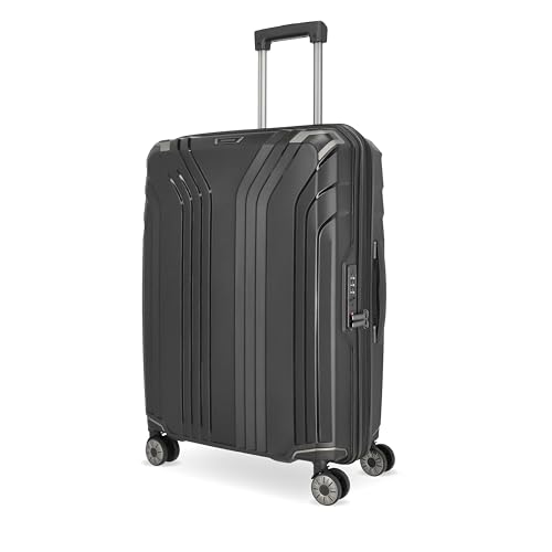 Travelite 4-Rad Hartschalen Koffer mittel mit recyceltem Innenfutter, Gepäck Serie ELVAA: Stylischer Trolley mit Dehnfalte, Schutzecken + TSA Schloss, 66 cm, 72-77 Liter Travelite 4-Rad Hartschalen Koffer mittel mit recyceltem Innenfutter, Gepäck Serie ELVAA: Stylischer Trolley mit Dehnfalte, Schutzecken + TSA Schloss, 66 cm, 72-77 Liter von Travelite