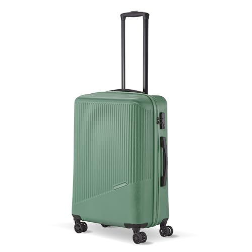 travelite 4-Rad Hartschalenkoffer mittelgroß 65 Liter, Gepäck Serie BALI: ABS Hartschalen Trolley mit TSA Kombinationsschloss, 67 cm von Travelite