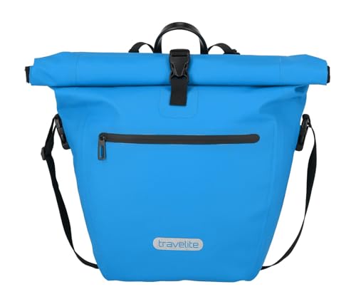 Travelite BASICS FOR BIKES - große Fahrradtasche Gepäckträger wasserdicht, mit abnehmbaren Schultergurt und Rolltop Verschluss, 20 Liter, 1.1kg Travelite BASICS FOR BIKES - große Fahrradtasche Gepäckträger wasserdicht, mit abnehmbaren Schultergurt und Rolltop Verschluss, 20 Liter, 1.1kg von Travelite