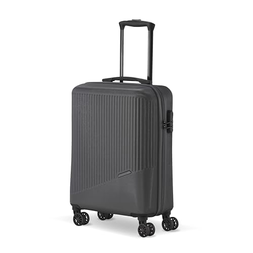 travelite 4-Rad Handgepäck Koffer klein 37 Liter, Gepäck Serie BALI: ABS Hartschalen Trolley erfüllt IATA-Bordgepäckmaß, 55 cm von Travelite