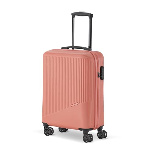 travelite 4-Rad Handgepäck Koffer klein 37 Liter, Gepäck Serie BALI: ABS Hartschalen Trolley erfüllt IATA-Bordgepäckmaß, 55 cm von Travelite