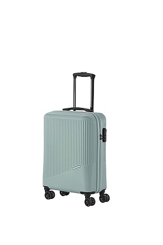 travelite 4-Rad Handgepäck Koffer klein 37 Liter, Gepäck Serie BALI: ABS Hartschalen Trolley erfüllt IATA-Bordgepäckmaß, 55 cm von Travelite