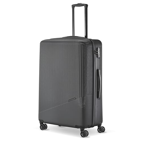 travelite 4-Rad Hartschalenkoffer groß 96 Liter, Gepäck Serie BALI: ABS Hartschalen Trolley mit TSA Kombinationsschloss, 77 cm, Leicht, Rollen, Teleskopgriff, Vollständig ausgekleideter Innenraum von Travelite