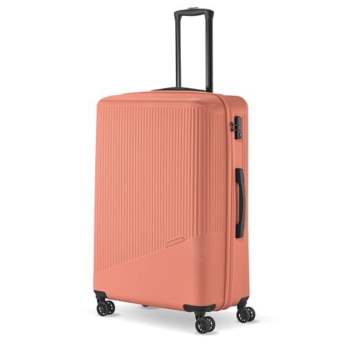 travelite 4-Rad Hartschalenkoffer groß 96 Liter, Gepäck Serie BALI: ABS Hartschalen Trolley mit TSA Kombinationsschloss, 77 cm von Travelite