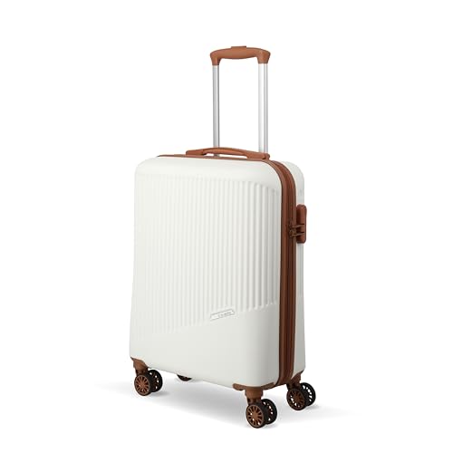 Travelite 4-Rad Handgepäck Koffer klein 37 Liter, Gepäck Serie Bali: ABS Hartschalen Trolley erfüllt IATA-Bordgepäckmaß, 55 cm von Travelite