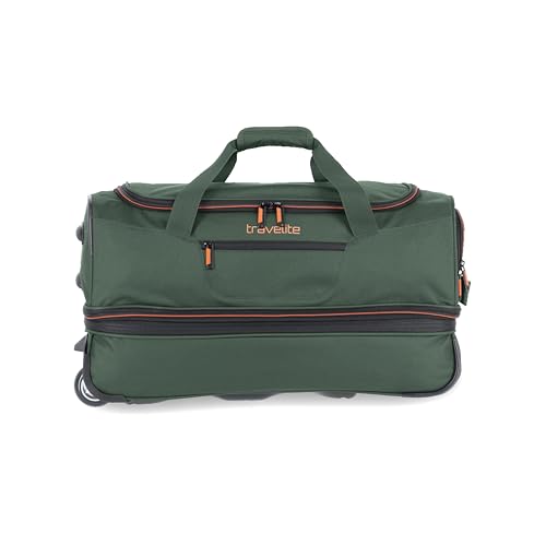 Travelite Trolley Reisetasche mit Rollen mittelgroß, erweiterbar, Basics, Weichgepäck Rolltasche mit Dehnfalte, 55 cm, 51-64 Liter Travelite Trolley Reisetasche mit Rollen mittelgroß, erweiterbar, Basics, Weichgepäck Rolltasche mit Dehnfalte, 55 cm, 51-64 Liter von Travelite