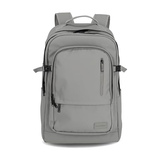 Travelite Rucksack aus wasserabweisendem Material, gepolstertes Laptop Fach 15,6 Zoll, BASICS Tagesrucksack mit Aufsteckfunktion, 48 cm, 28 Liter, 900 Gramm Travelite Rucksack aus wasserabweisendem Material, gepolstertes Laptop Fach 15,6 Zoll, BASICS Tagesrucksack mit Aufsteckfunktion, 48 cm, 28 Liter, 900 Gramm von Travelite