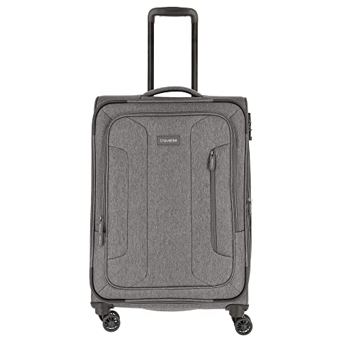 Travelite Boja - 4-Rollen-Trolley M 67 cm erw. anthrazit von Travelite