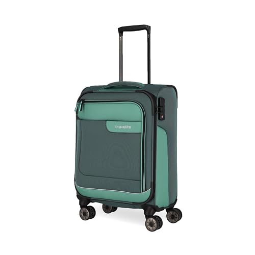 Travelite 4-Rad Koffer Handgepäck Weichschale aus recyceltem Material, erfüllt IATA Norm, Gepäck Serie VIIA: Trolley mit Aufsteckfunktion + Kantenschutz, 55 cm, 34 Liter Travelite 4-Rad Koffer Handgepäck Weichschale aus recyceltem Material, erfüllt IATA Norm, Gepäck Serie VIIA: Trolley mit Aufsteckfunktion + Kantenschutz, 55 cm, 34 Liter von Travelite