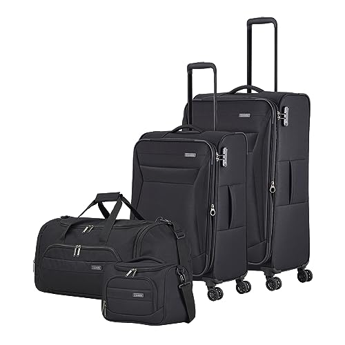 Travelite Chios 4W Trolley L/M + Travel Bag + Beauty Case Black Travelite Chios 4W Trolley L/M + Travel Bag + Beauty Case Black von Travelite