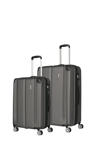 Travelite City - 4-Rollen Trolley Set 2tlg. anthrazit von Travelite