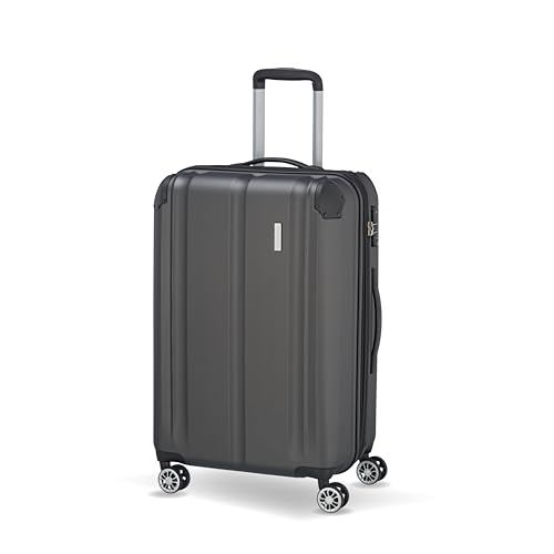 travelite Hartschalenkoffer mittelgroß, erweiterbar, 4 Rollen, CITY, Trolley mit kratzfester Oberfläche, TSA Schloss, Dehnfalte, 68 cm, 78 - 86 Liter travelite Hartschalenkoffer mittelgroß, erweiterbar, 4 Rollen, CITY, Trolley mit kratzfester Oberfläche, TSA Schloss, Dehnfalte, 68 cm, 78 - 86 Liter von Travelite