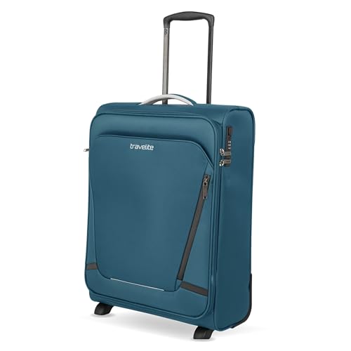 Travelite Handgepäck Koffer mit 2 Rollen für Condor + Ryanair, integriertes Zahlenschloss, Bordtrolley Jetpack: Kompakter Weichgepäck Trolley mit Aufsteckfunktion, 55x40x20 cm, 41 l, 2,2 kg Travelite Handgepäck Koffer mit 2 Rollen für Condor + Ryanair, integriertes Zahlenschloss, Bordtrolley Jetpack: Kompakter Weichgepäck Trolley mit Aufsteckfunktion, 55x40x20 cm, 41 l, 2,2 kg von Travelite