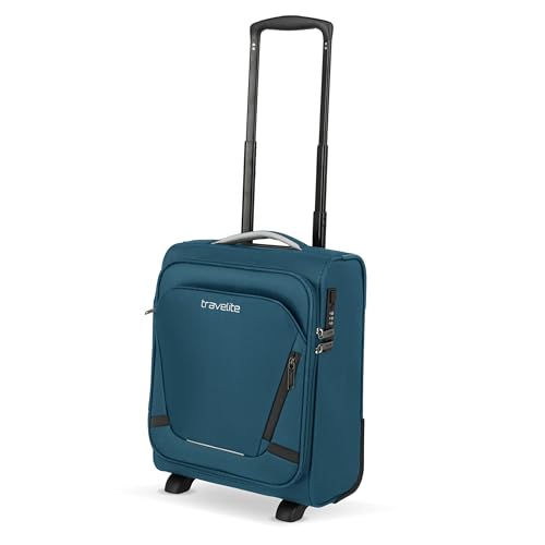 Travelite Handgepäck Koffer mit 2 Rollen für EasyJet, Vueling + Wizz, integriertes Zahlenschloss, Bordtrolley Jetpack: Kompakter Weichgepäck Trolley mit Aufsteckfunktion, 40x30x20 cm, 21 l, 1,7 kg Travelite Handgepäck Koffer mit 2 Rollen für EasyJet, Vueling + Wizz, integriertes Zahlenschloss, Bordtrolley Jetpack: Kompakter Weichgepäck Trolley mit Aufsteckfunktion, 40x30x20 cm, 21 l, 1,7 kg von Travelite