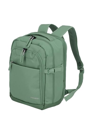 Travelite Handgepäck Rucksack, Laptop Rucksack 13 Zoll, KICK OFF, Cabin Backpack, Praktischer Rucksack mit Aufsteckfunktion, 40 cm, 20-23 Liter von Travelite