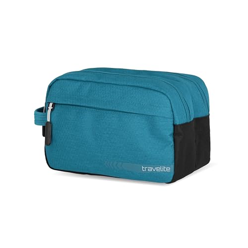 travelite Handgepäck Kosmetiktasche, Gepäck Serie KICK OFF: Praktische Kulturtasche für Urlaub und Sport, 26 cm, 5 Liter von Travelite