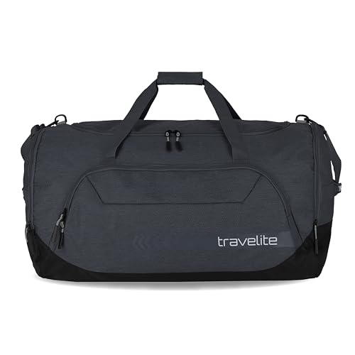 travelite große Reisetasche Größe XL, Gepäck Serie KICK OFF: Praktische Reisetasche für Urlaub und Sport, 70 cm, 120 Liter, D'anthrazit von Travelite