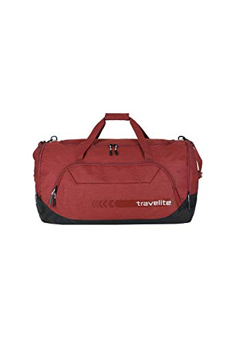 travelite große Reisetasche Größe XL, Gepäck Serie KICK OFF: Praktische Reisetasche für Urlaub und Sport, 70 cm, 120 Liter, Rot von Travelite