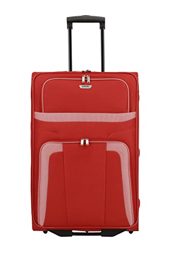 paklite Reisekoffer mit 2 Rollen, Rollkoffer groß, Orlando, klassischer Weichschalen Trolley im zeitlosen Design, 73 cm, 80 Liter paklite Reisekoffer mit 2 Rollen, Rollkoffer groß, Orlando, klassischer Weichschalen Trolley im zeitlosen Design, 73 cm, 80 Liter von paklite