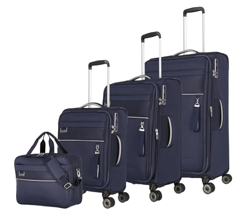 Travelite Kofferset 4 teilig Weichschale 4 Rollen, Größen S-M-L + Bordtasche, nachhaltig, MIIGO, Reisegepäck Set aus recyceltem Material, TSA Schloss, Koffer Größen L + M erweiterbar Travelite Kofferset 4 teilig Weichschale 4 Rollen, Größen S-M-L + Bordtasche, nachhaltig, MIIGO, Reisegepäck Set aus recyceltem Material, TSA Schloss, Koffer Größen L + M erweiterbar von Travelite