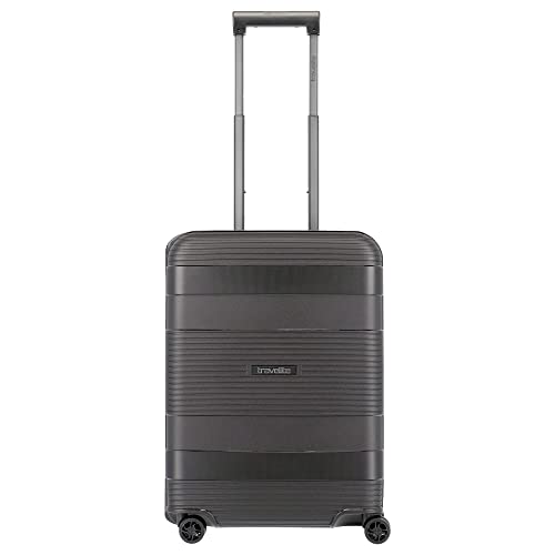 Travelite Korfu - 4-Rollen-Kabinentrolley S 55 cm black von Travelite