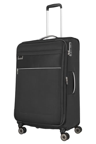 Travelite Reisekoffer groß mit Dehnfalte, nachhaltig, 4 Rollen, MIIGO, Weichgepäck Trolley aus recyceltem Material, TSA Schloss, 77 cm, 90-96 Liter Travelite Reisekoffer groß mit Dehnfalte, nachhaltig, 4 Rollen, MIIGO, Weichgepäck Trolley aus recyceltem Material, TSA Schloss, 77 cm, 90-96 Liter von Travelite