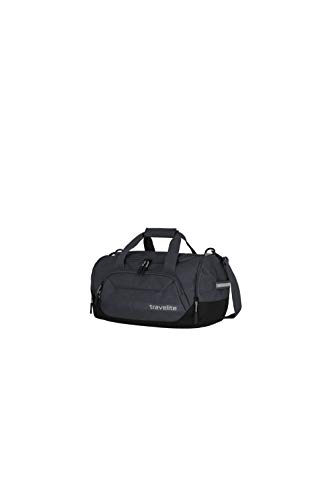 travelite Reisetasche Größe S Handgepäck, Gepäck Serie KICK OFF: Praktische kleine Reisetasche für Urlaub und Sport, 40 cm, 23 Liter, D'anthrazit von Travelite