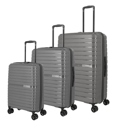 Travelite 4-Rad Koffer Set 3 teilig Größen L/M/S, Gepäck Serie TRIENT: Hartschalen Trolleys mit TSA Kombinationsschloss (Handgepäck Koffer ohne TSA) Travelite 4-Rad Koffer Set 3 teilig Größen L/M/S, Gepäck Serie TRIENT: Hartschalen Trolleys mit TSA Kombinationsschloss (Handgepäck Koffer ohne TSA) von Travelite