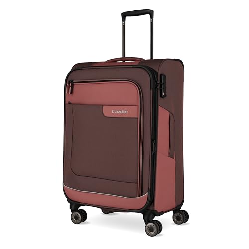 Travelite 4-Rad Koffer Größe M Weichschale aus recyceltem Material, Gepäck Serie VIIA: Trolley mit Dehnfalte + Kantenschutz, 67 cm, 70-80 Liter Travelite 4-Rad Koffer Größe M Weichschale aus recyceltem Material, Gepäck Serie VIIA: Trolley mit Dehnfalte + Kantenschutz, 67 cm, 70-80 Liter von Travelite