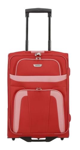 Travelite paklite 2-Rad Handgepäck Koffer erfüllt IATA Bordgepäck Maß, Gepäck Serie ORLANDO: Klassischer Weichgepäck Trolley im zeitlosen Design, 53 cm, 37 Liter von Travelite