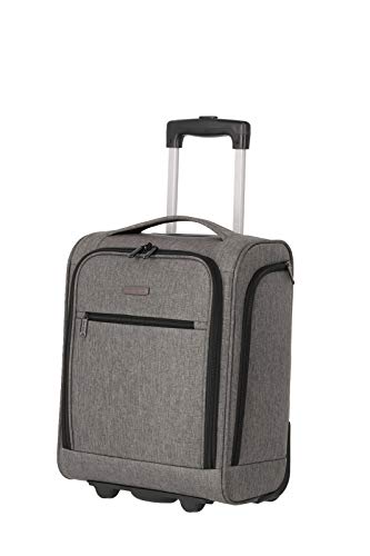 travelite 2-Rad Handgepäck Koffer mit Liquids Bag erfüllt IATA Bordgepäck Maß, Gepäck Serie CABIN Underseat: Kompakter Weichgepäck Trolley, 43 cm, 28 Liter von Travelite